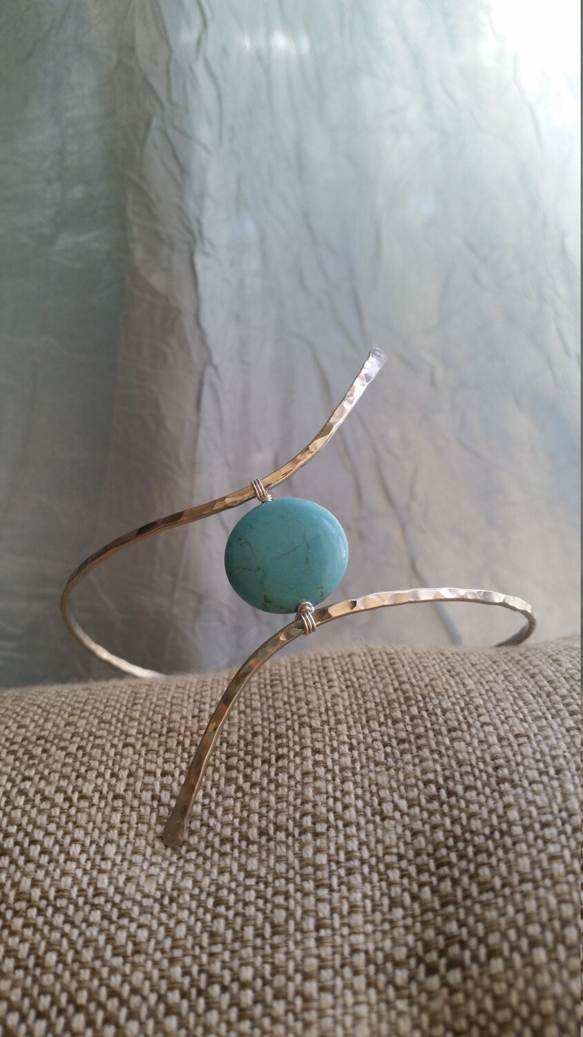 Turquoise Bohemian Upper Arm Cuff