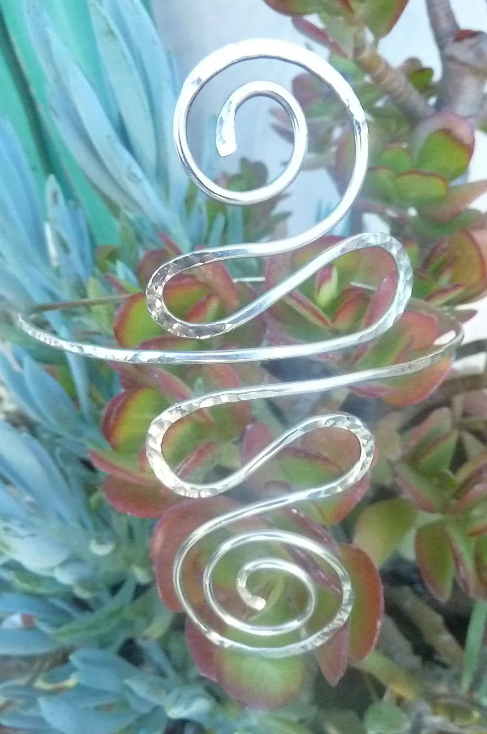Makai Gold Swirl Upper Arm Cuff - Greek Goddess Arm Band - Handcrafted Fine Jewelry by ShellDance Designs, Kona Hawaii