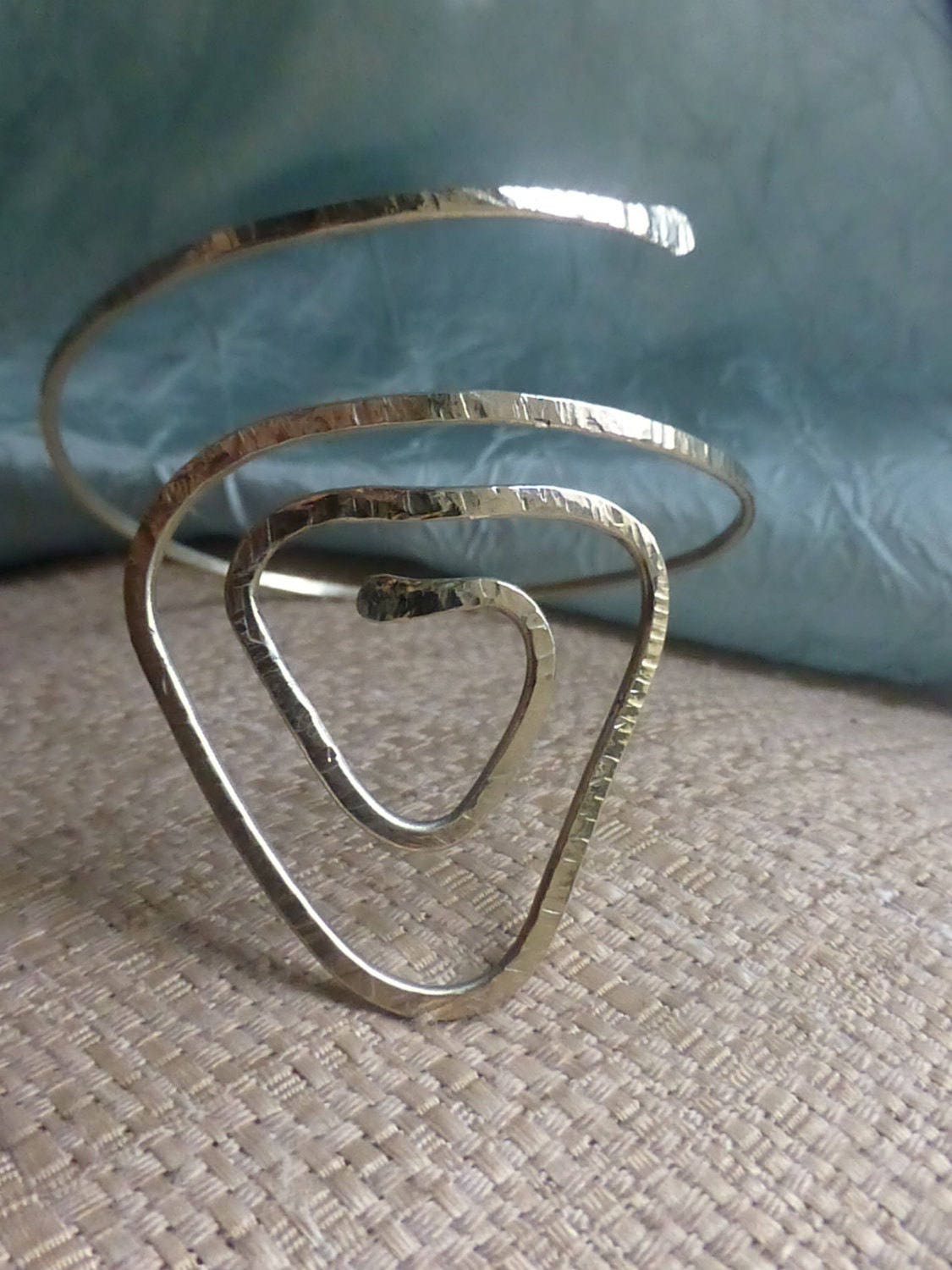 Lani Triangle Upper Arm Cuff - Handcrafted Fine Jewelry by ShellDance Designs, Kona Hawaii