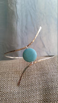 Lana Turquoise Bohemian Body Arm Cuff - Handcrafted Fine Jewelry by ShellDance Designs, Kona Hawaii