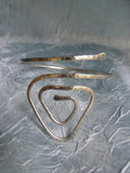 Lani Triangle Upper Arm Cuff - Handcrafted Fine Jewelry by ShellDance Designs, Kona Hawaii