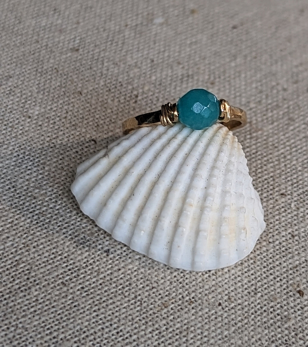 Dainty Stacking Rings - Pearl, Abalone & Gemstone Bands - Handcrafted Fine Jewelry by ShellDance Designs, Kona Hawaii
