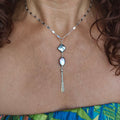 Moonlight Dreams Necklace - Freshwater Pearl Necklace - Handcrafted Fine Jewelry by ShellDance Designs, Kona Hawaii