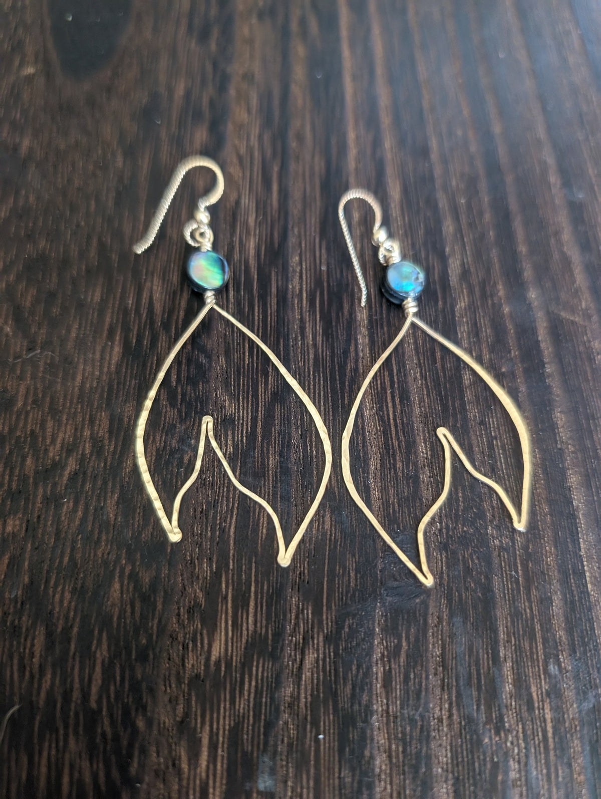 Mermaid Tail - Whale Tail Earrings - Handcrafted Fine Jewelry by ShellDance Designs, Kona Hawaii