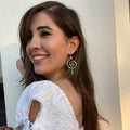 Oliana Koru Earrings - Chalcedony - Handcrafted Fine Jewelry by ShellDance Designs, Kona Hawaii
