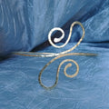 Mahina Upper Arm Cuff - African Symbol Support - Handcrafted Fine Jewelry by ShellDance Designs, Kona Hawaii