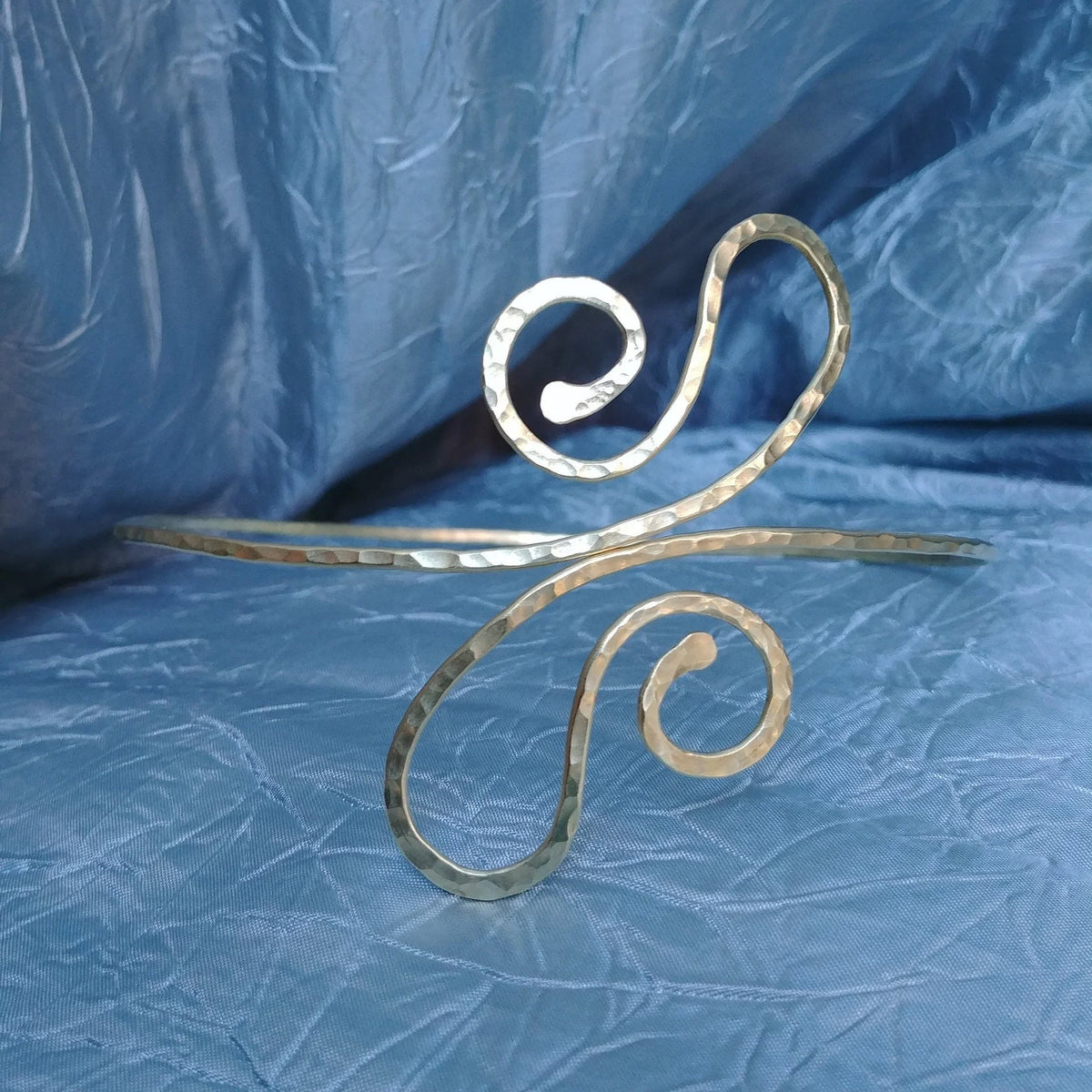 Mahina Upper Arm Cuff - African Symbol Support - Handcrafted Fine Jewelry by ShellDance Designs, Kona Hawaii