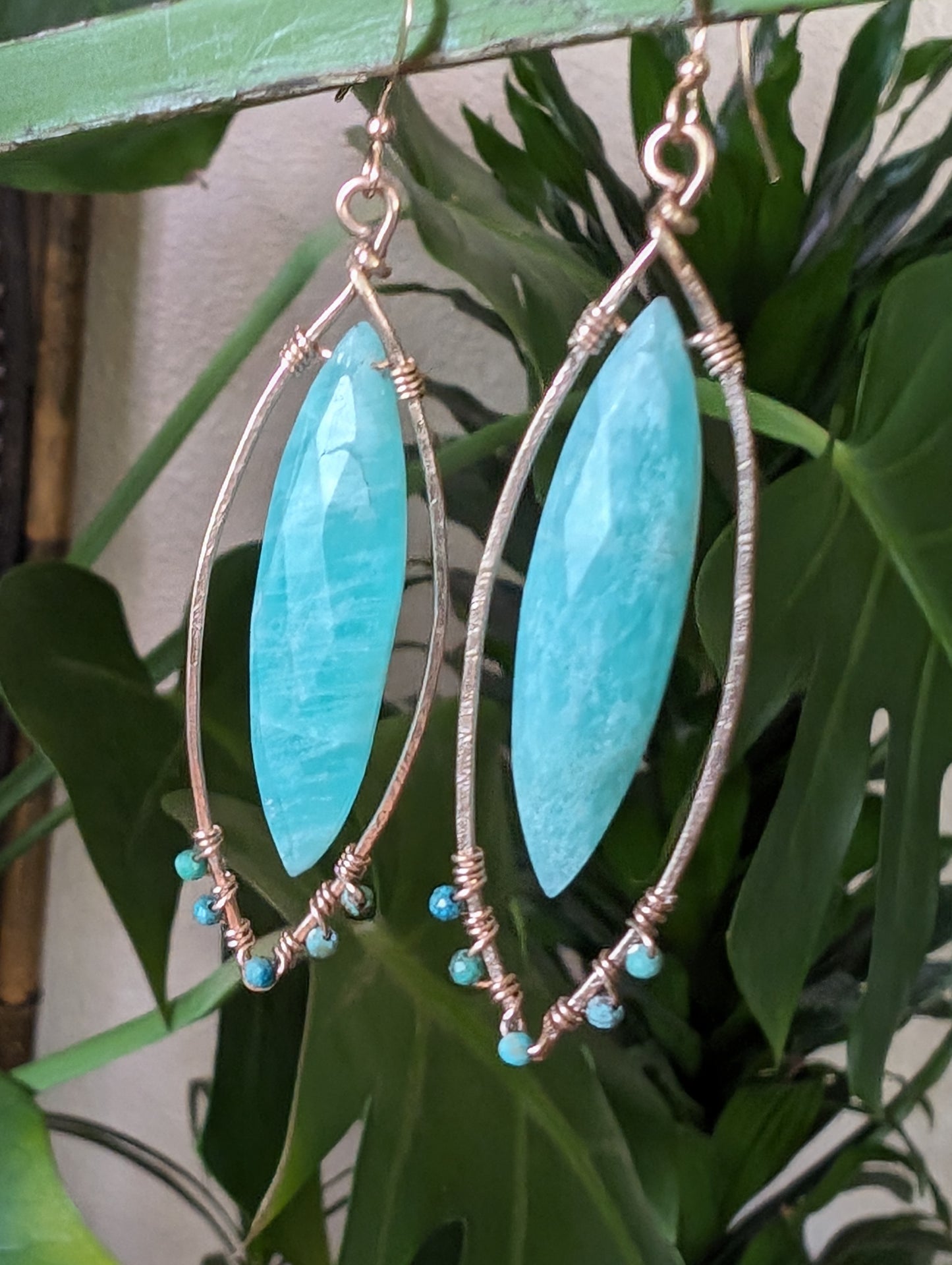 Aqua Rain Earrings