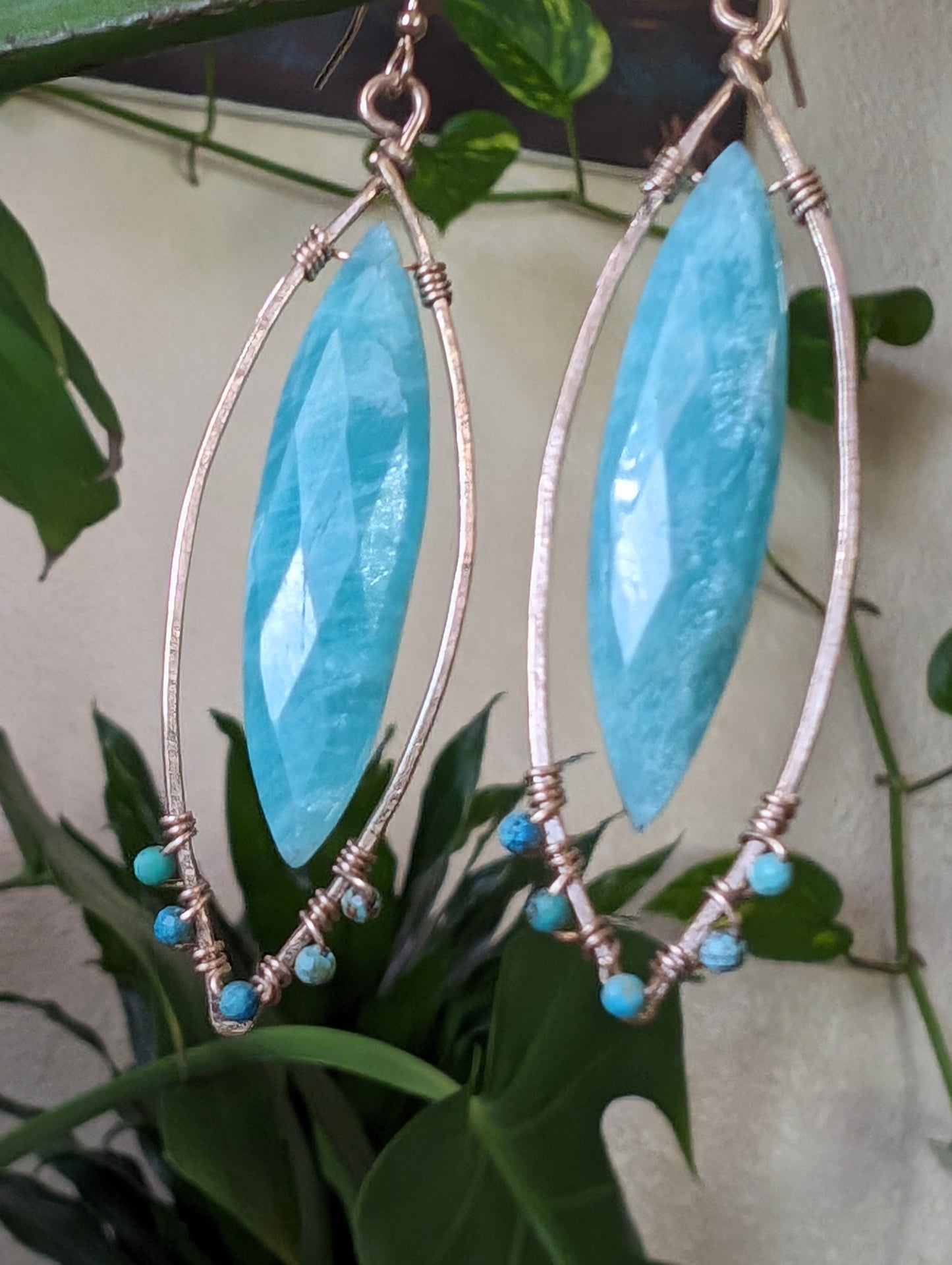 Aqua Rain Earrings