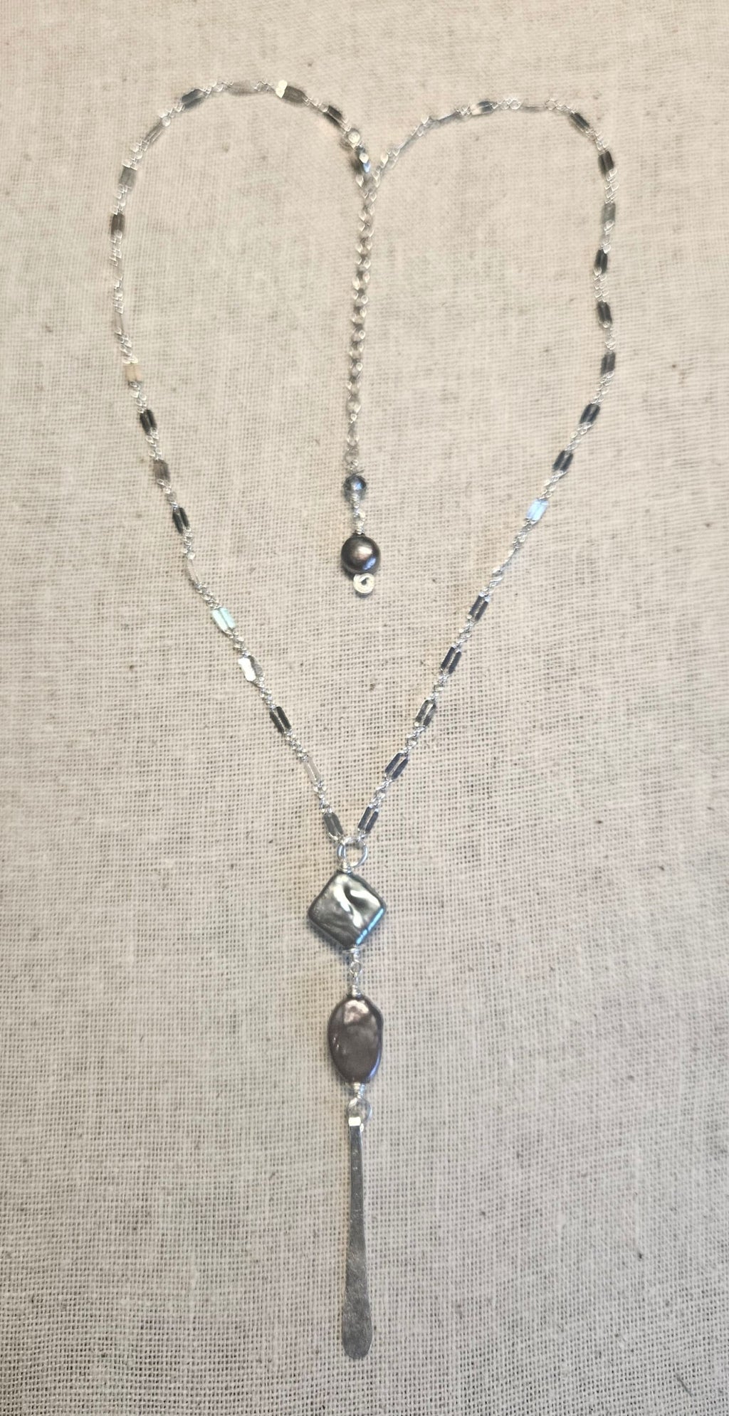 Moonlight Dreams Necklace - Freshwater Pearl Necklace - Handcrafted Fine Jewelry by ShellDance Designs, Kona Hawaii