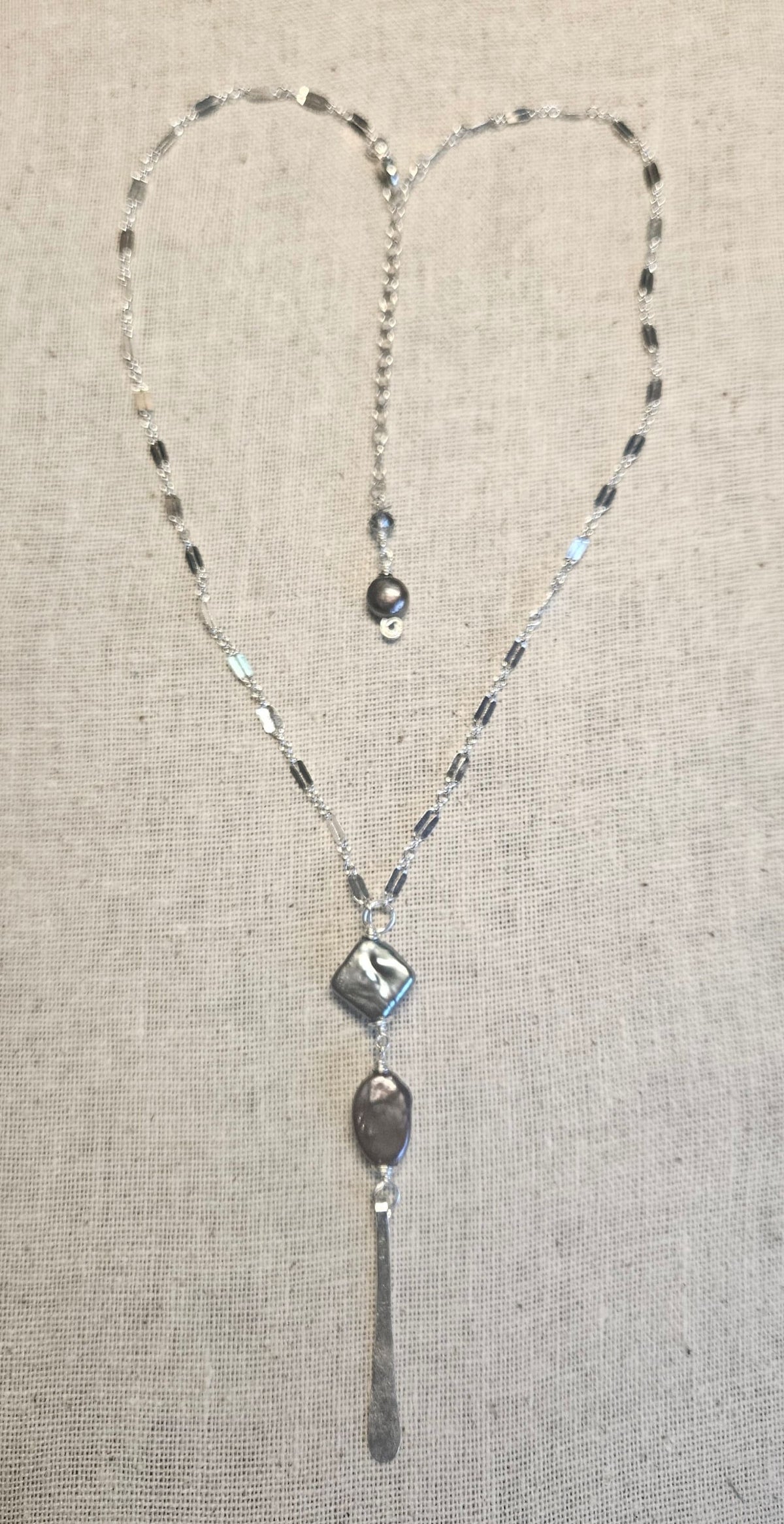 Moonlight Dreams Necklace - Freshwater Pearl Necklace - Handcrafted Fine Jewelry by ShellDance Designs, Kona Hawaii