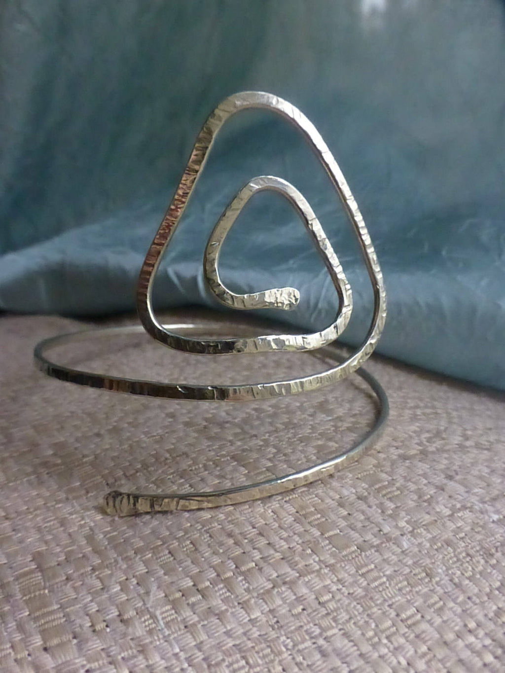 Lani Triangle Upper Arm Cuff - Handcrafted Fine Jewelry by ShellDance Designs, Kona Hawaii