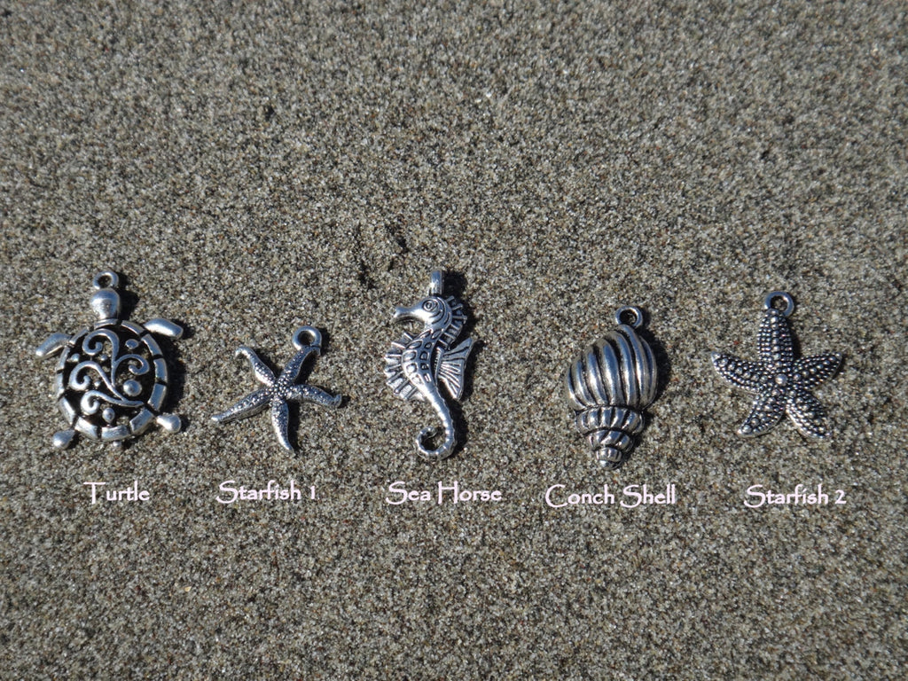 Koani Seahorse Anklet - A Great Accessory For Your Favorite Heels / Customizable - Handcrafted Fine Jewelry by ShellDance Designs, Kona Hawaii