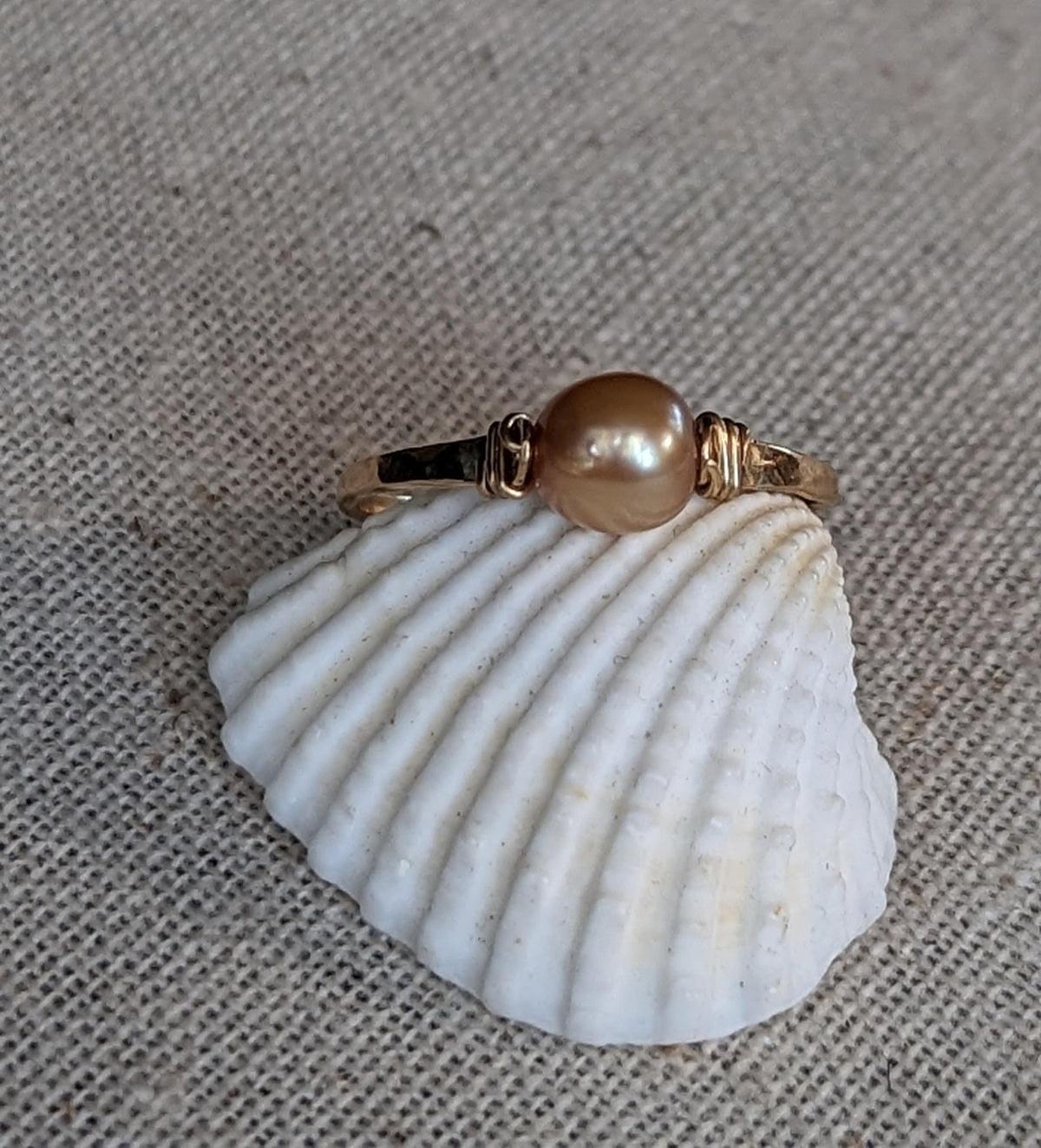 Dainty Stacking Rings - Pearl, Abalone & Gemstone Bands - Handcrafted Fine Jewelry by ShellDance Designs, Kona Hawaii