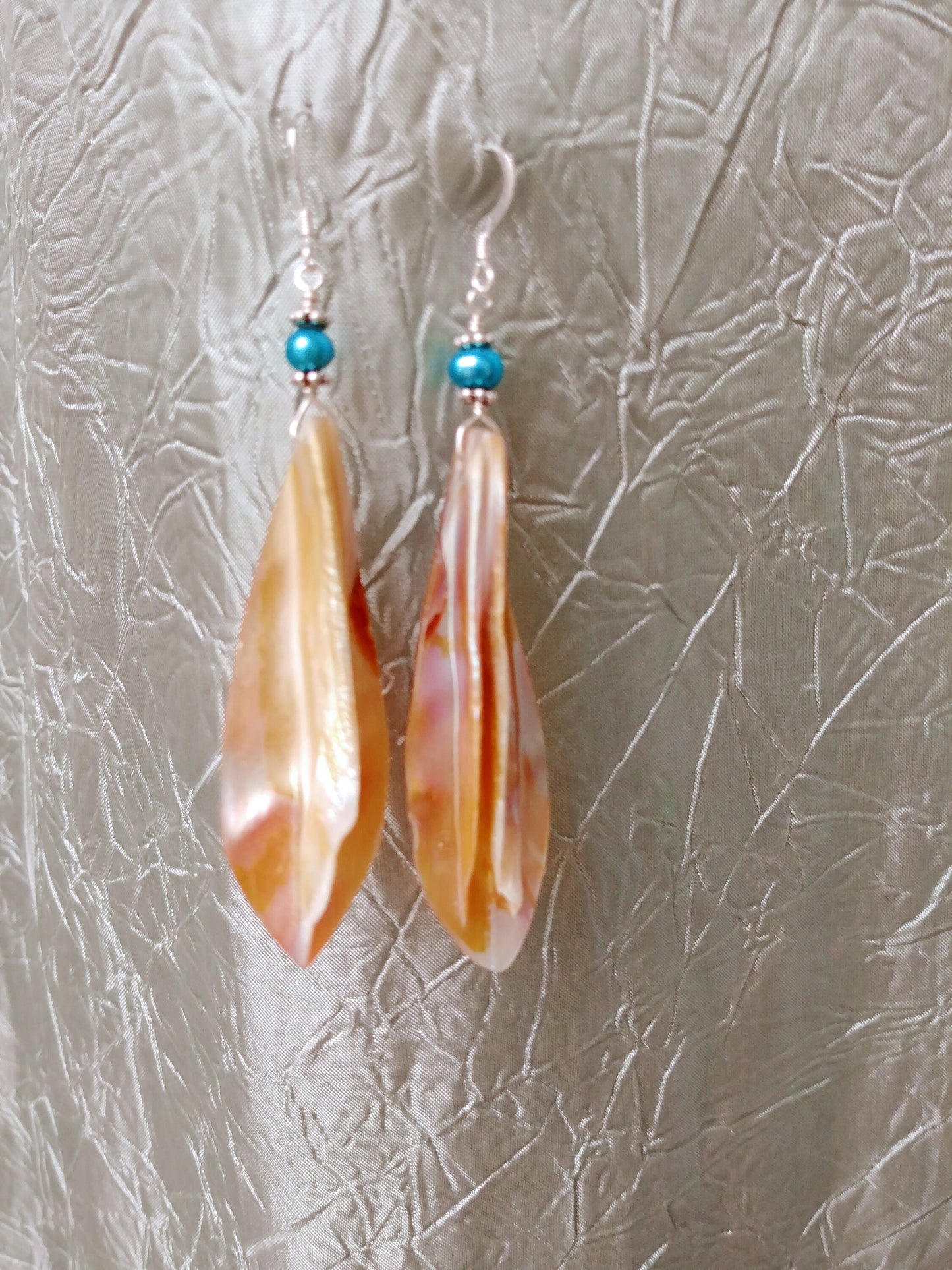 Hawaiian Style Mother of Pearl Earrings