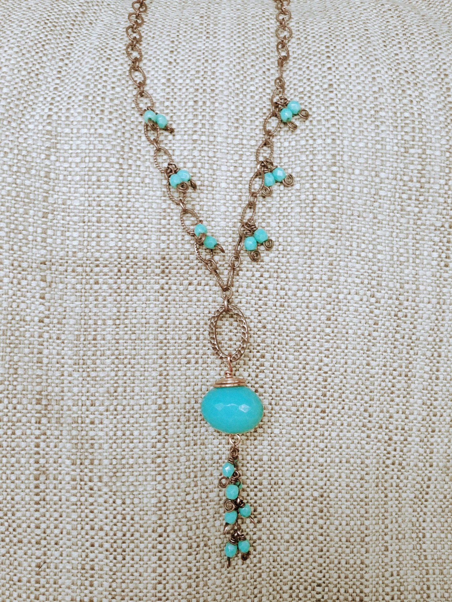 Dancing with the Sea Necklace & Earring Set ~ CLEARANCE