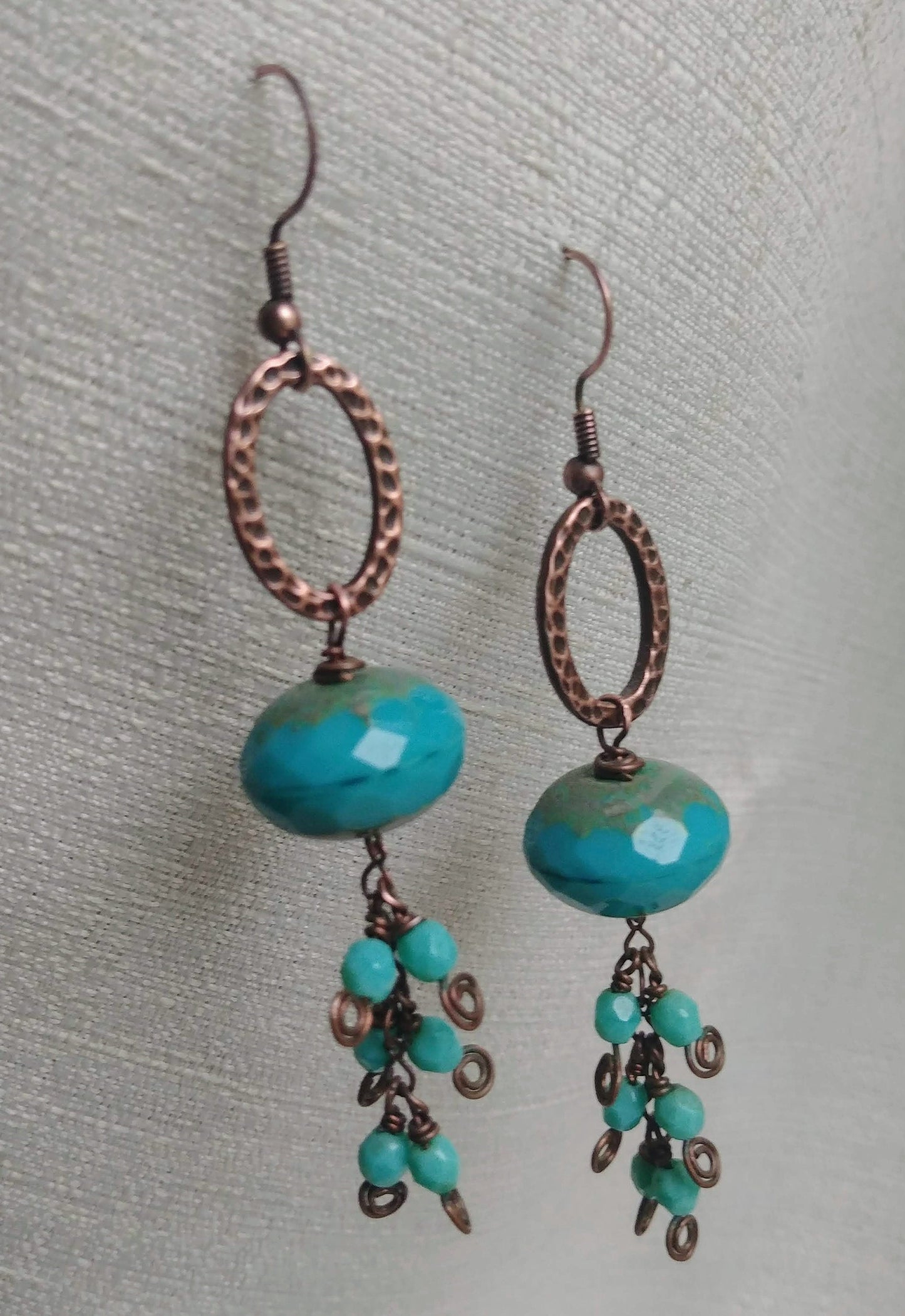 Dancing with the Sea Necklace & Earring Set ~ CLEARANCE