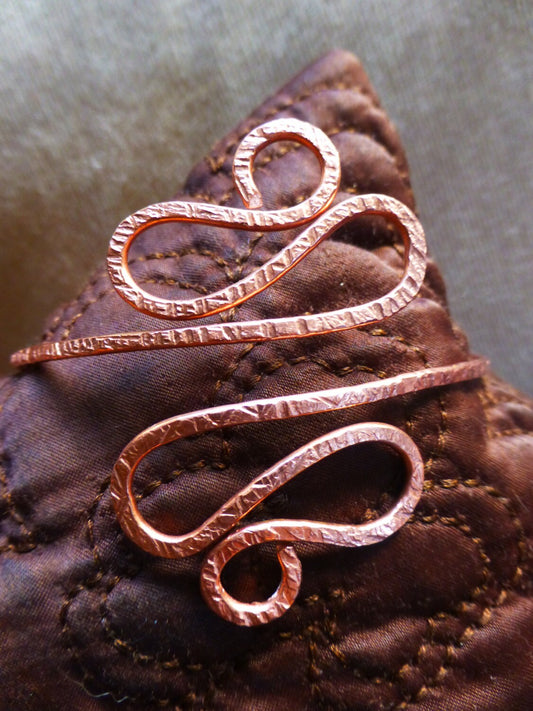 Egyptian Goddess Copper Upper Arm Cuff