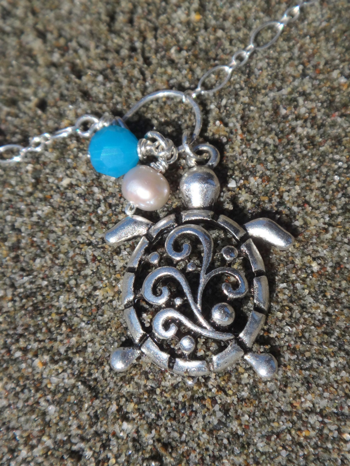 Sea Turtle Anklet  - A great accessory for your favorite heels / Customizable, Available in  Gold or Silver